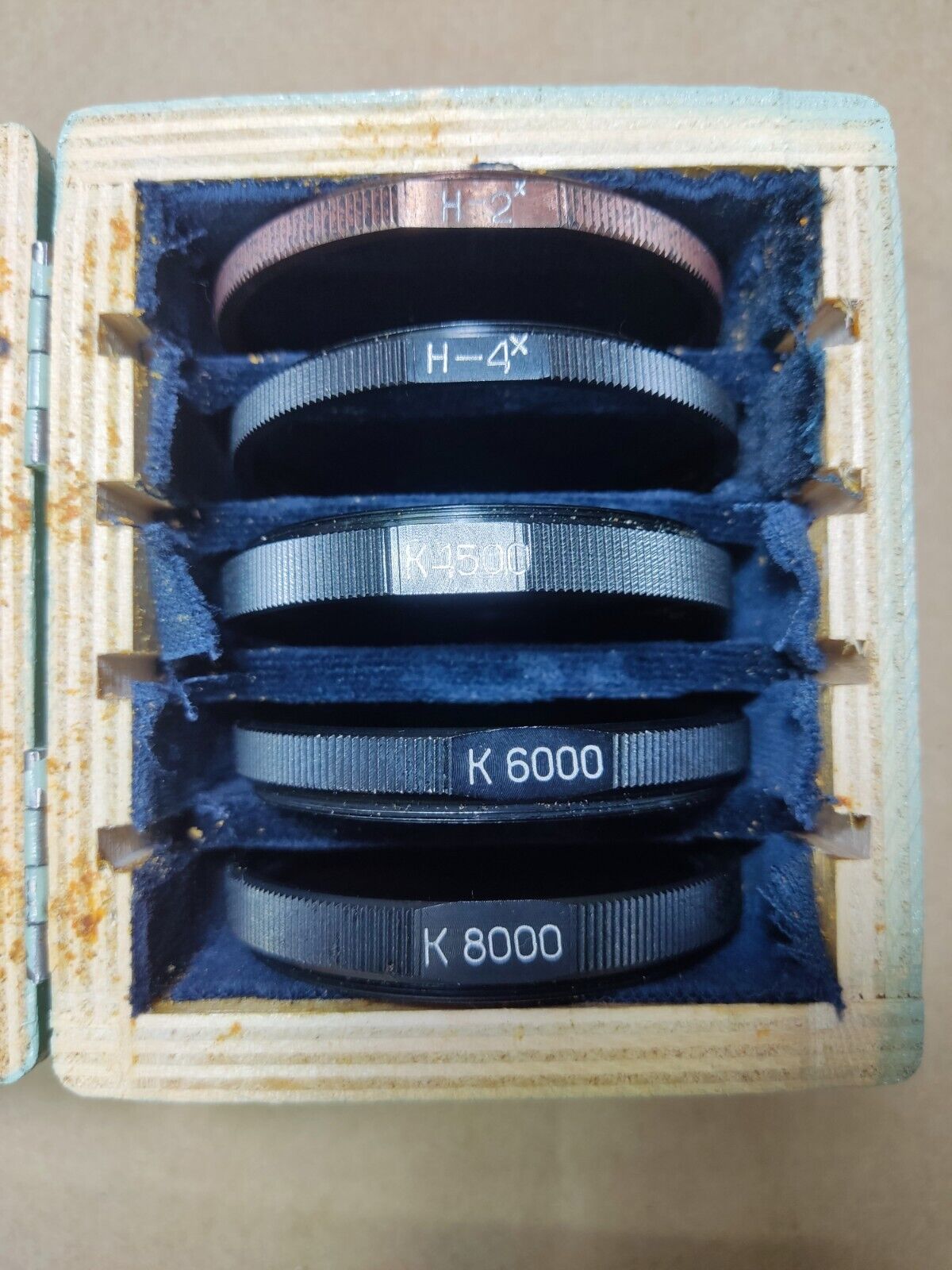 5 pcs LOMO Filmmaker Cinema Light Filters Kit N-2x, N-4x, K4500, K6000, K8000
